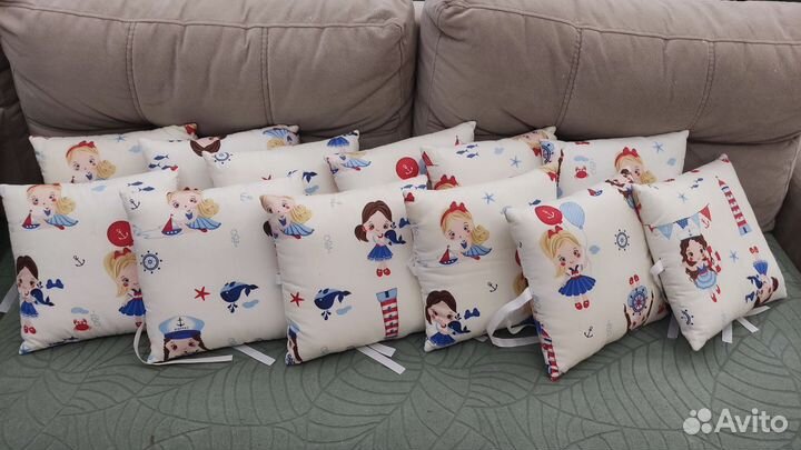 Бортики в детскую кроватку бу