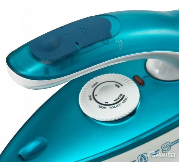 Дорожный утюг Sakura SA-3042SBL, голубой/белый