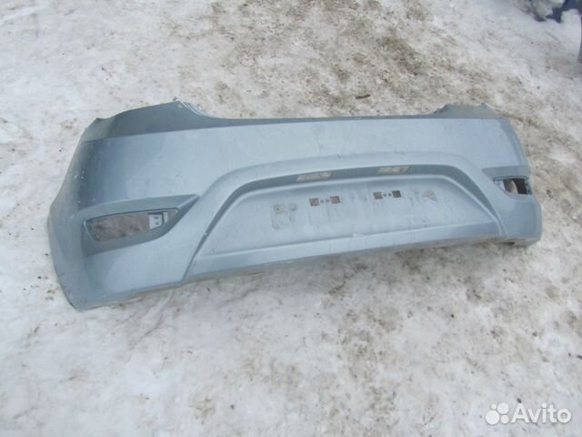 Бампер задний Хендай Солярис Solaris хетчбек