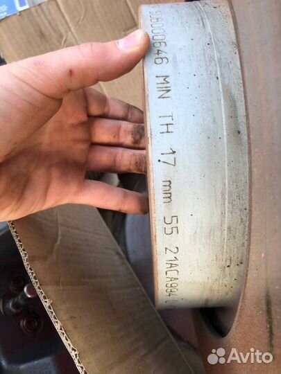 Тормозные диски range rover sport