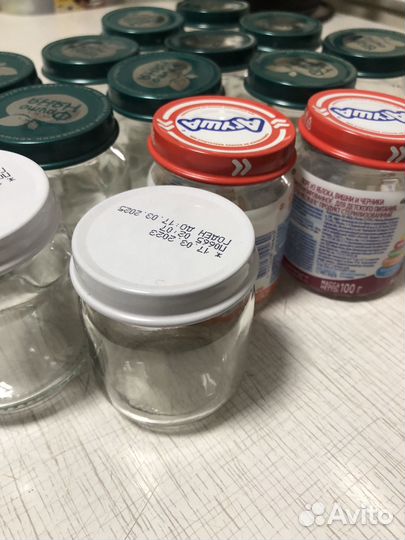Пустые банки Агуша,фрутоняня,бэбикидс