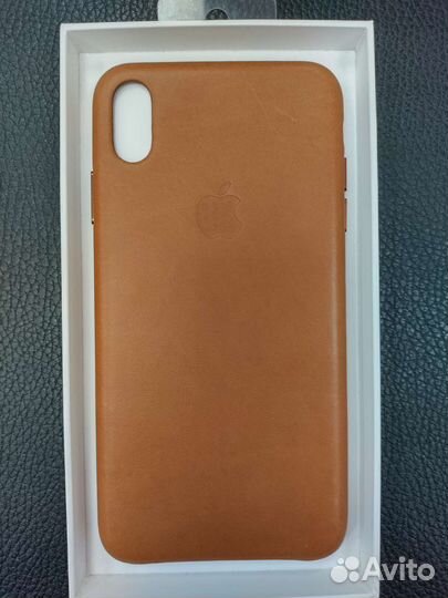 Кожаный чехол Apple Leather Case для iPhone Xs Max