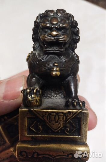 Собачки Фу бронза