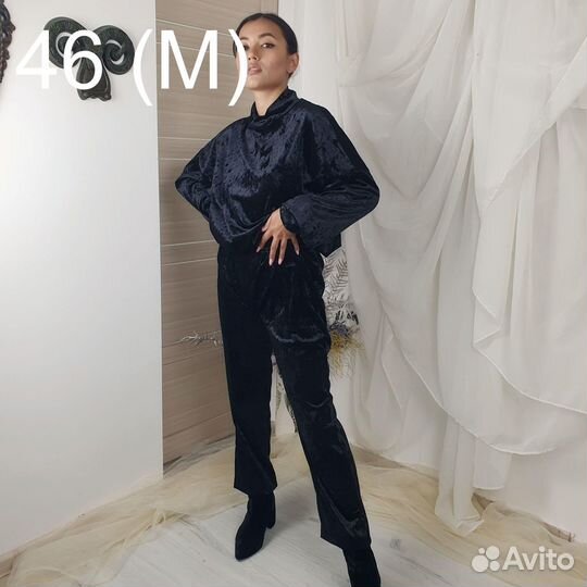 Джоггеры велюр ediss