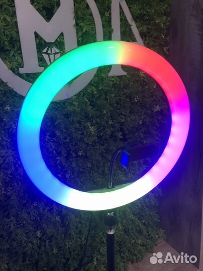 Кольцевая лампа RGB 32см