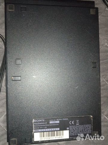 Ps2 slim прошита, полный комплект - игры