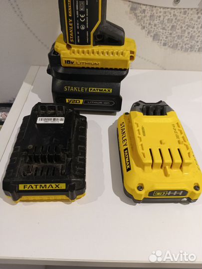 Адаптер для аккумуляторов stanley fatmax