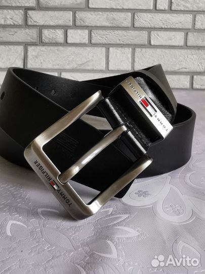 Мужской кожаный ремень Tommy hilfiger