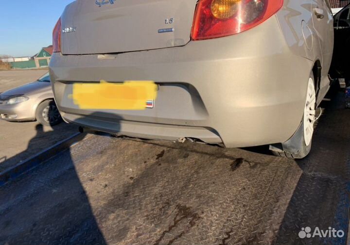 Задний бампер chery bonus