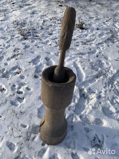 Ступа деревянная с пестиком