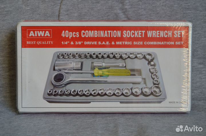 Набор торцевых ключей из 40 предметов aiwa