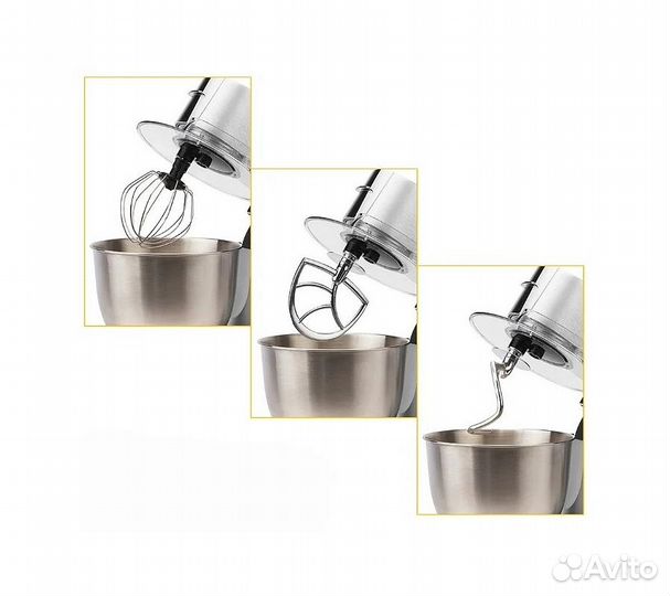 Миксер стационарный Kitfort KT-1349 1500Вт серебри