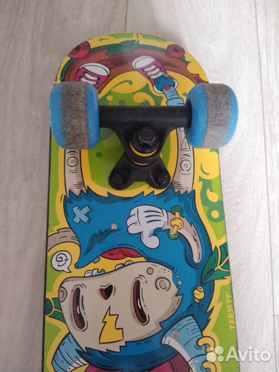 Скейтборд детский в комплекте с защитой