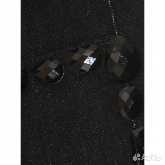 Mi.Mi.Sol Брюки чёрные с чёрными стразами