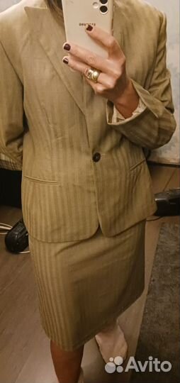 Костюм деловой net work шерсть 48 р