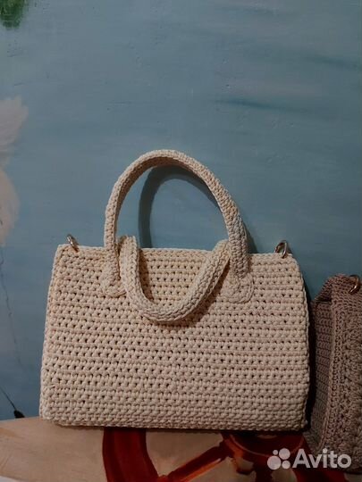 Вязаные сумки ручной работы