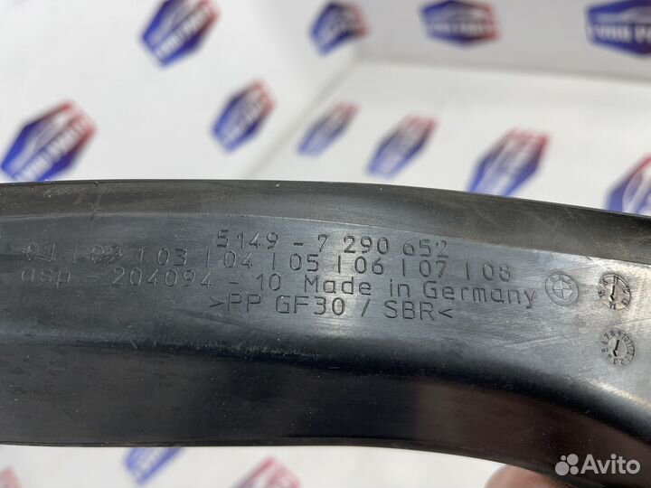 Накладки водосточного желобка BMW 3 F-30