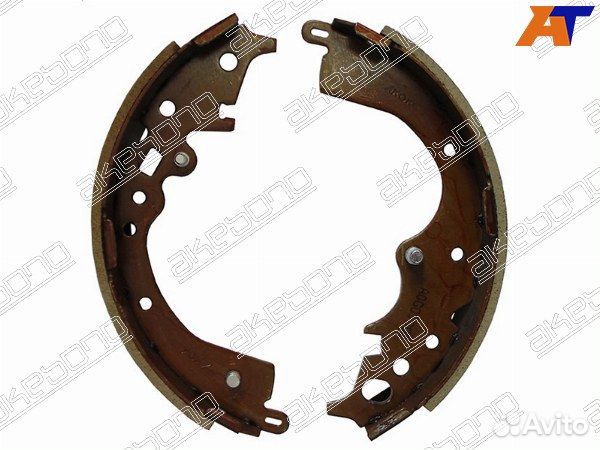 Колодки тормозные задние toyota carina