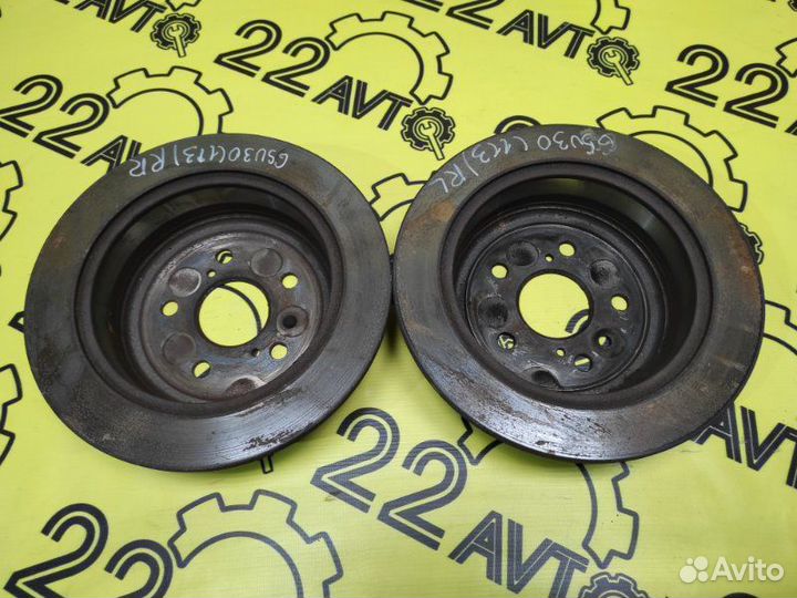 Диск тормозной комплект задний Toyota Harrier