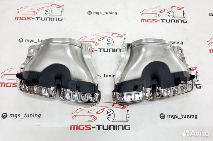 Насадки 63 AMG Chrome на Mercedes GLE-Class V167