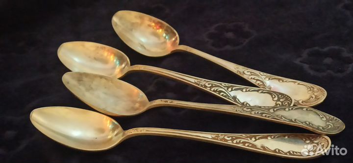 Набор столовых ложек мельхиор Кольчугино 1930гг