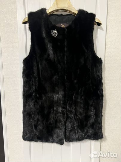 Норковая безрукавка