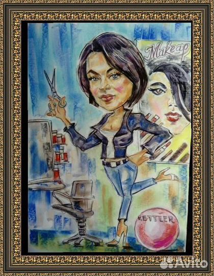 Художник шаржи портреты на заказ с фото Ростов