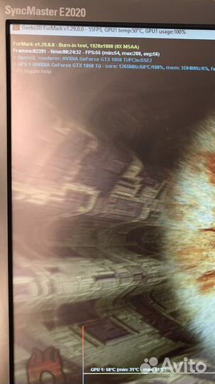 Видеокарта asus GeForce GTX 1050 Ti strix