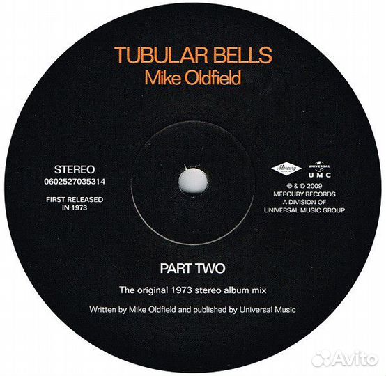 Виниловая пластинка Oldfield, Mike, Tubular Bells