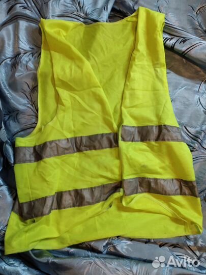 Жилетка светоотражающая бу