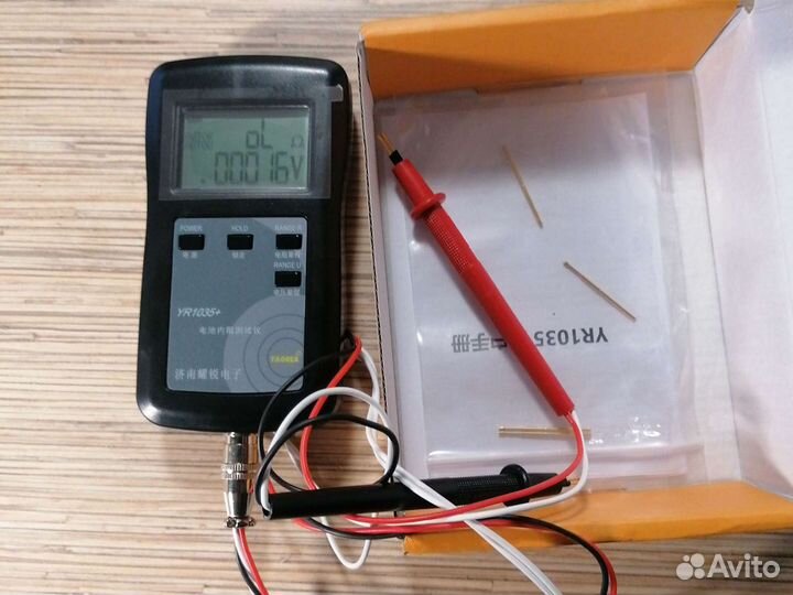 Измеритель внутреннего сопротивления аккумуляторов