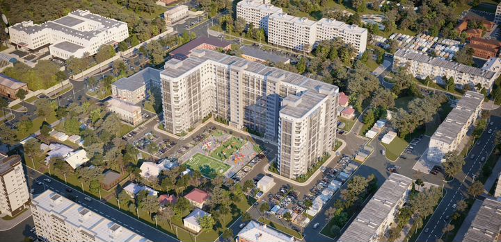 1-к. квартира, 60,4 м², 11/14 эт.