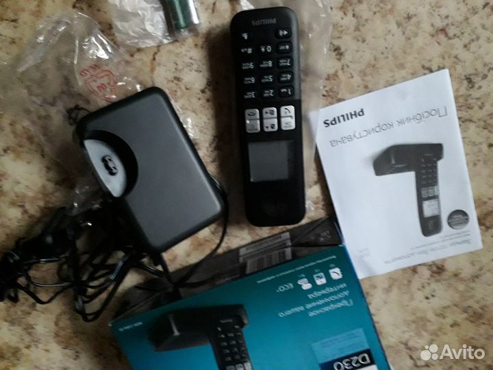 Беспроводной телефон, D2301B. philips. Новый
