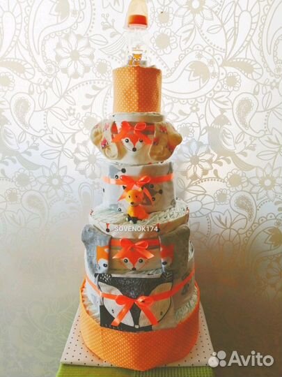 Торты из подгузников