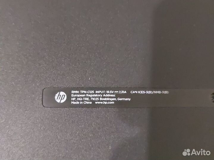 Ноутбук hp TPN c125