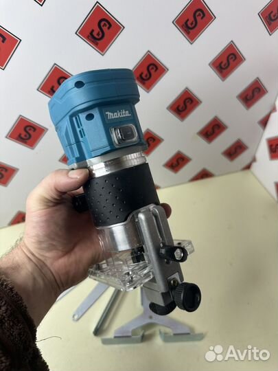Аккумуляторный фрезер makita тушка