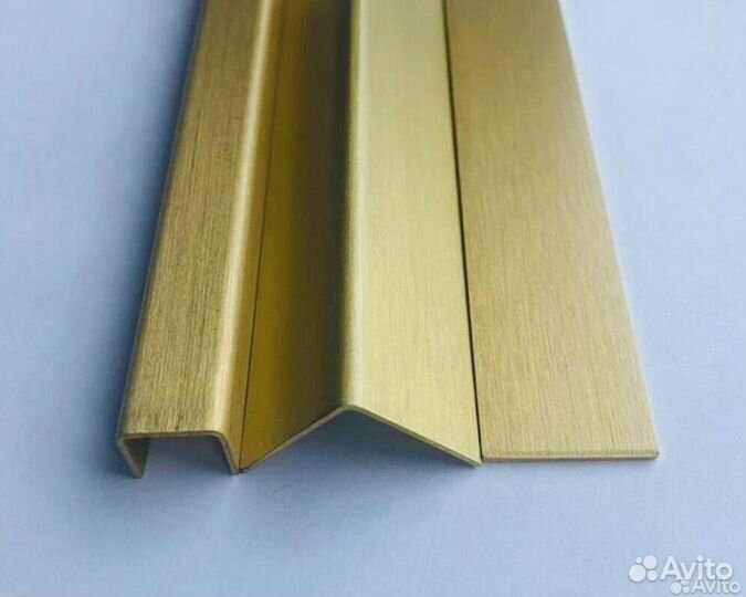 Полоса, профиль, уголок из латуни