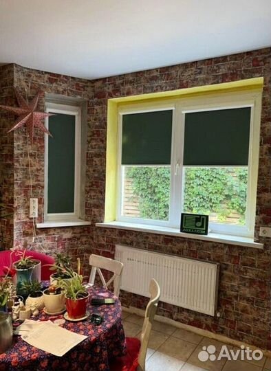 Рулонные кассетные шторы блекаут W5394-D5206