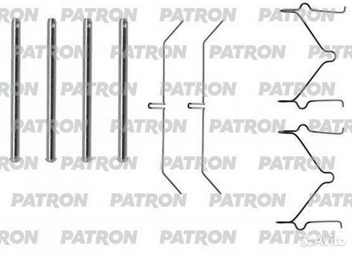 Комплект монтажный тормозных колодок дисковых toyota4 runner 07.90-11.95 hilux пикап 01.87- land cru