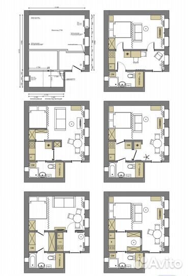 Планировочное решение квартиры / без дизайна