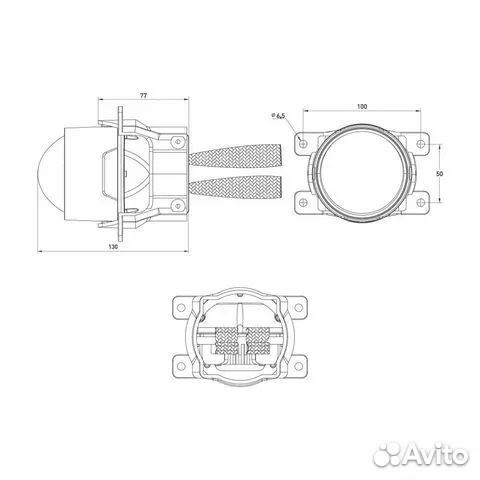 Светодиодные птф линзы MTF absolute (ford)(porshe)