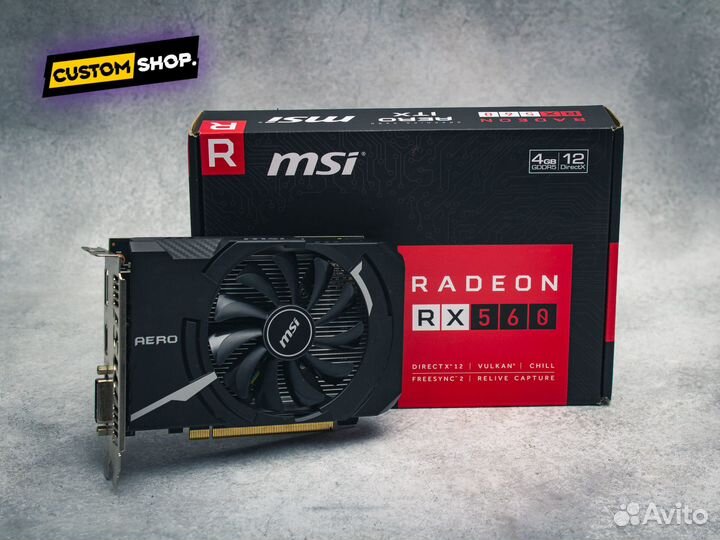 MSI RX 560 Aero ITX OC 4Gb