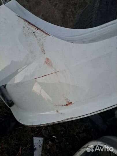 Задний бампер hyundai solaris