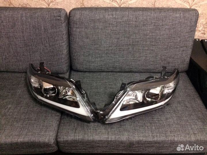 Фары camry xv40 (lexus style) рестайлинг