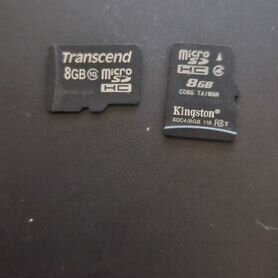 Карты памяти microSD 8GB