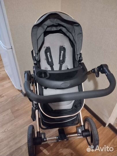 Коляска трансформер + автолюлька до 13 кг