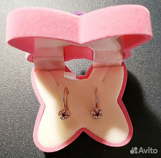 Золотые серьги детские