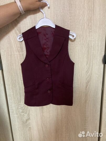 Жилетка для девочки школьный 122