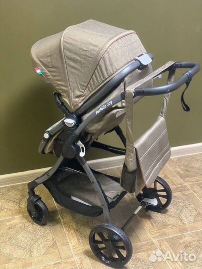 Коляска трансформер 2в1 Farfello Joy песочная