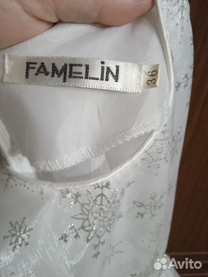 Платье для девочки снежинка